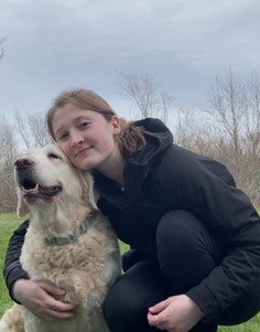 OBrien and dog