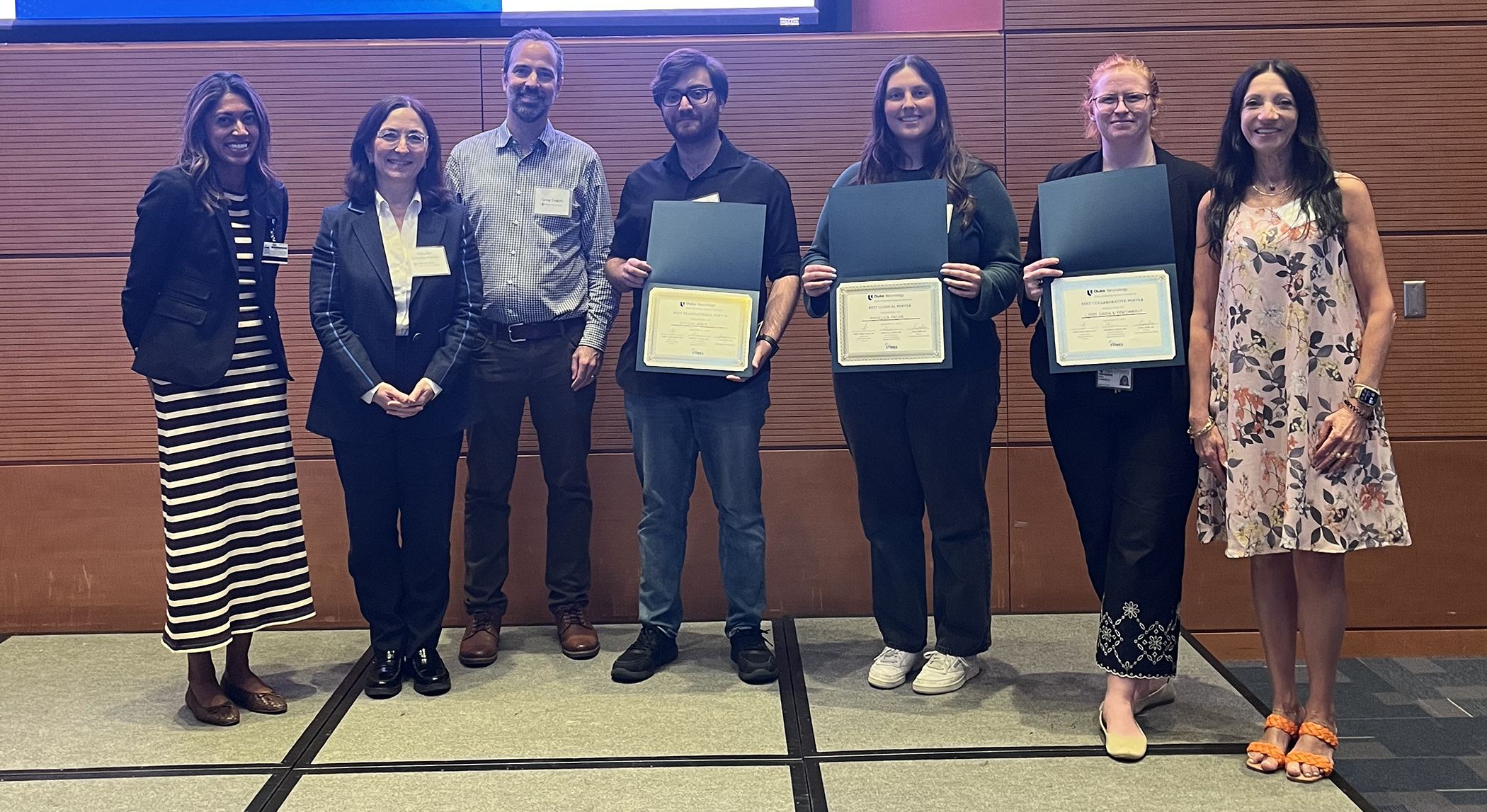 2026 Duke Neurology Division of Translational Brain Sciences Award Winners and Judges