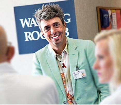 Rich Bedlack in Clinic Teal Jacket