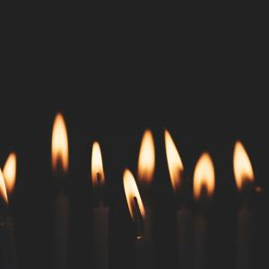 9 candle flames